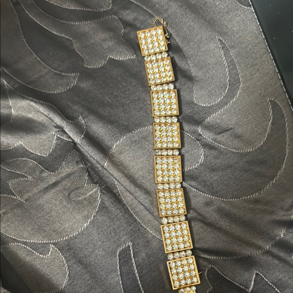 1940-1970 Kramer Square links Bracelet